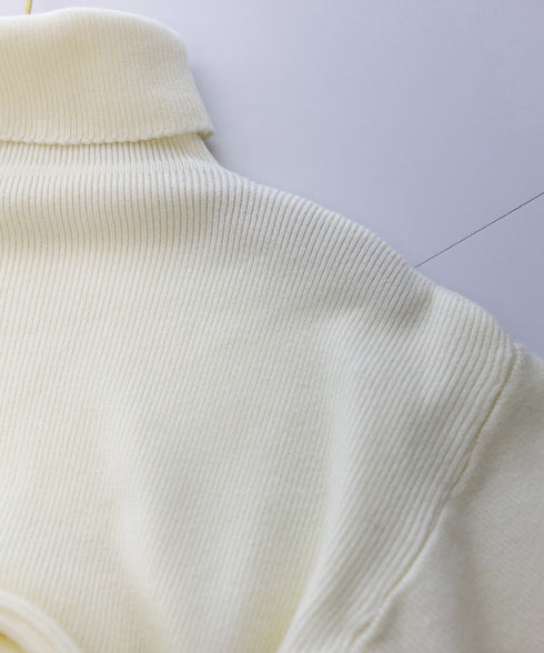 タートルネック ニットワンピース 上品 オフィスカジュアル ロングワンピース きれいめ ウエストマーク レディース 秋冬 タイトワンピ 無地 ハイウエスト着やせ 83SXH-007