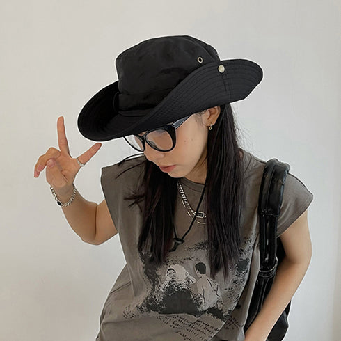 サファリハット レディース バケツハット かわいい アドベンチャーハット あご紐 小顔 日よけ帽子 夏海 おしゃれ 折り畳み ぼうし つば広 アウトドア 軽い人気 83TLONG-001