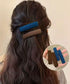 ウール調ヘアクリップ2点セットスリーピン フェルト風前髪クリップ跡がつかない 大人可愛いパッチンピンシンプル おしゃれヘアアクセサリーレトロ髪飾り起毛素材ヘアピン 83TTONG-001