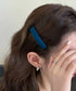 ウール調ヘアクリップ2点セットスリーピン フェルト風前髪クリップ跡がつかない 大人可愛いパッチンピンシンプル おしゃれヘアアクセサリーレトロ髪飾り起毛素材ヘアピン 83TTONG-001