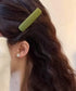 ウール調ヘアクリップ2点セットスリーピン フェルト風前髪クリップ跡がつかない 大人可愛いパッチンピンシンプル おしゃれヘアアクセサリーレトロ髪飾り起毛素材ヘアピン 83TTONG-001