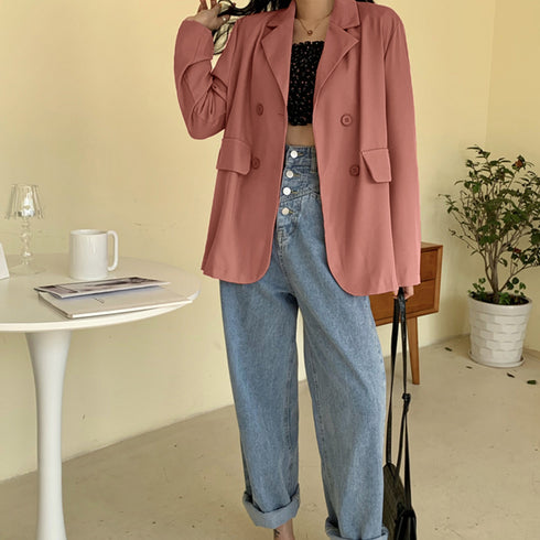 春夏ジャケット レディース 軽アウター黒 薄手テーラードジャケット 夏アウター 涼しい羽織り 日焼け防止 オフィスカジュアルスーツジャケット 通勤 体型カバー長袖 83YATONG-007