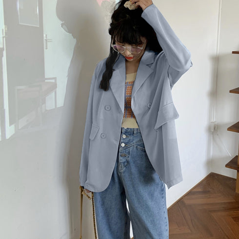 春夏ジャケット レディース 軽アウター黒 薄手テーラードジャケット 夏アウター 涼しい羽織り 日焼け防止 オフィスカジュアルスーツジャケット 通勤 体型カバー長袖 83YATONG-007