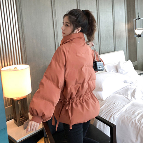 ジャケット フェイクダウン レディース おしゃれ 中綿コート スタントカラー ショートコート 防寒防風 ジャンパー あたたか 冬アウター 韓国 大人カジュアル 83YATONG-073