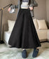 ラメ入りロングスカート キラキラスカート レディース フレアスカート ハイウエストAラインスカート カジュアルきれいめ 大人可愛いボトムス春秋冬 体型カバー韓国風 83YIKELI-003