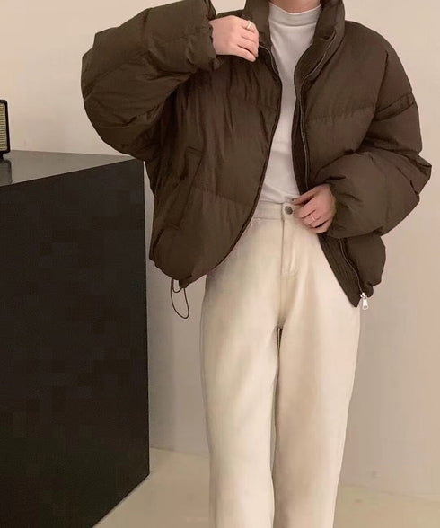 ダウンジャケット エコダウンブルゾン防寒 おしゃれ ショート丈 フェイクダウンコート レディース キルティング冬アウタージャンパー 保温暖かい 中綿ジャケット韓国 84XFYN-001