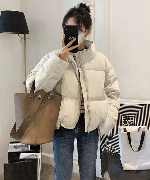 ダウンジャケット エコダウンブルゾン防寒 おしゃれ ショート丈 フェイクダウンコート レディース キルティング冬アウタージャンパー 保温暖かい 中綿ジャケット韓国 84XFYN-001