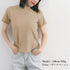 無地 Tシャツ クルーネック レディース 大人カジュアル 半袖カットソー ラウンドネック 夏トップス シンプル 夏服 オシャレ着やせ スリムフィットtシャツ 韓国 84CPMY-001