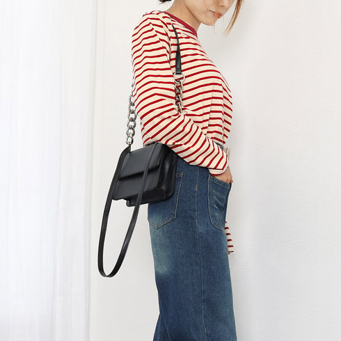 ボーダー柄tシャツ 長袖カットソー 春秋 レディース カラーボーダー ロンT ラウンドネック おしゃれ レトロTシャツ クルーネック プルオーバー 大人カジュアル 84CPMY-004