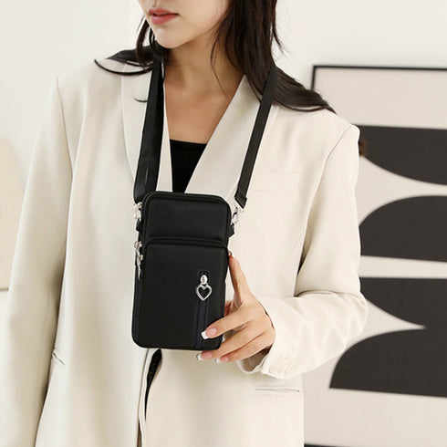 スマホポシェット ミニショルダーバッグ レディース スマホポーチ 携帯ショルダー 小さめ 斜めがけバッグ 可愛い サブバッグ 韓国 コンパクトバッグ縦型 可愛い 84CUXUAN-001