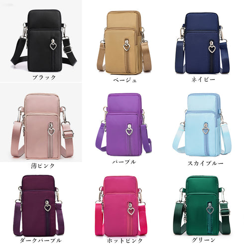 スマホポシェット ミニショルダーバッグ レディース スマホポーチ 携帯ショルダー 小さめ 斜めがけバッグ 可愛い サブバッグ 韓国 コンパクトバッグ縦型 可愛い 84CUXUAN-001
