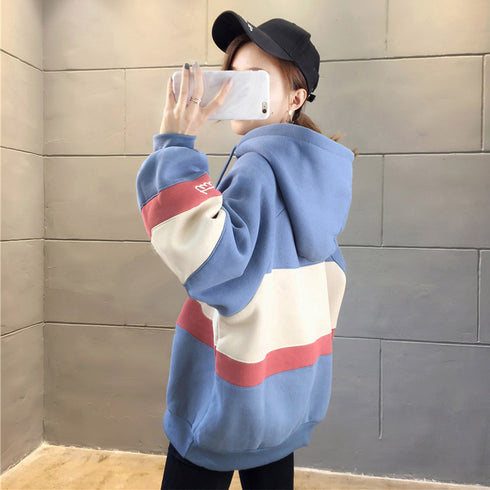 裏起毛 レディース パーカー フード付き 韓国 暖かい トレーナー おしゃれ スウェット パーカー ボリューム袖 カジュアル 楽ちん トレーナー ゆったり 春秋冬 84DLV-006