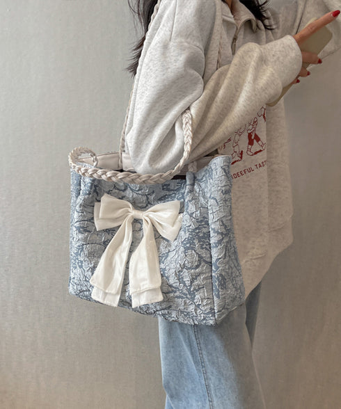 ビッグリボントートバッグ 肩掛け 軽量鞄 レディース 軽いリボンバッグ 大人可愛いママバッグ A4収納可 大容量 通勤通学バッグカジュアルきれいめ鞄 手提げバッグ 84HBJP-009