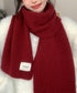 暖かいリブニットマフラー カシミアタッチ 韓国風マフラーレディース チクチクしないニットストール 無地厚手 シンプルネックウォーマー おしゃれ 防風防寒首巻き保温 84JINDI-001
