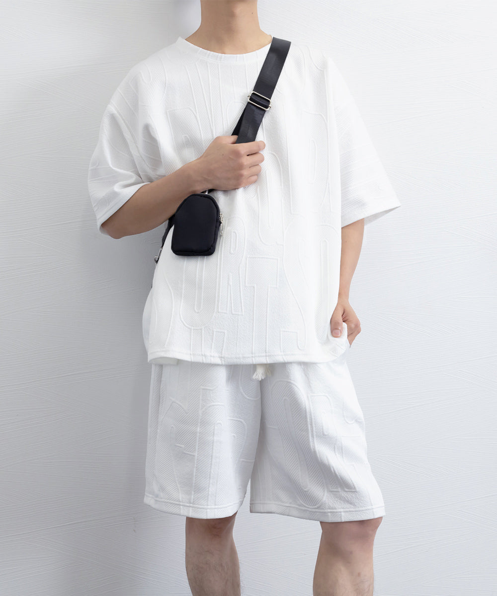 メンズ 半袖tシャツ ハーフパンツセット