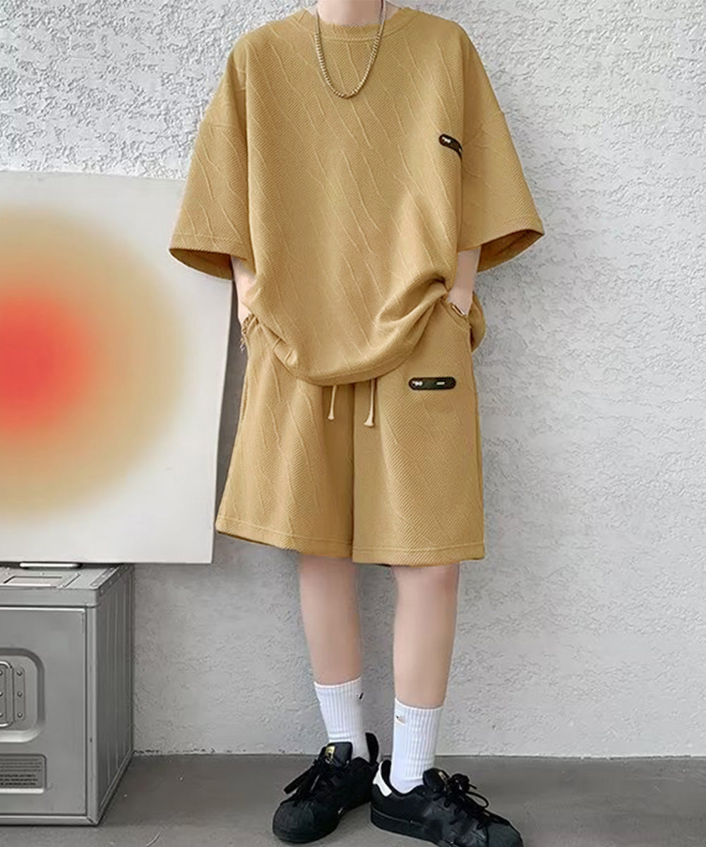 メンズ 半袖tシャツ ハーフパンツセット