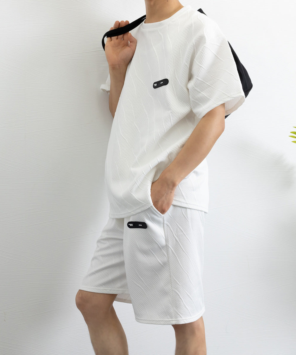 メンズ 半袖tシャツ ハーフパンツセット