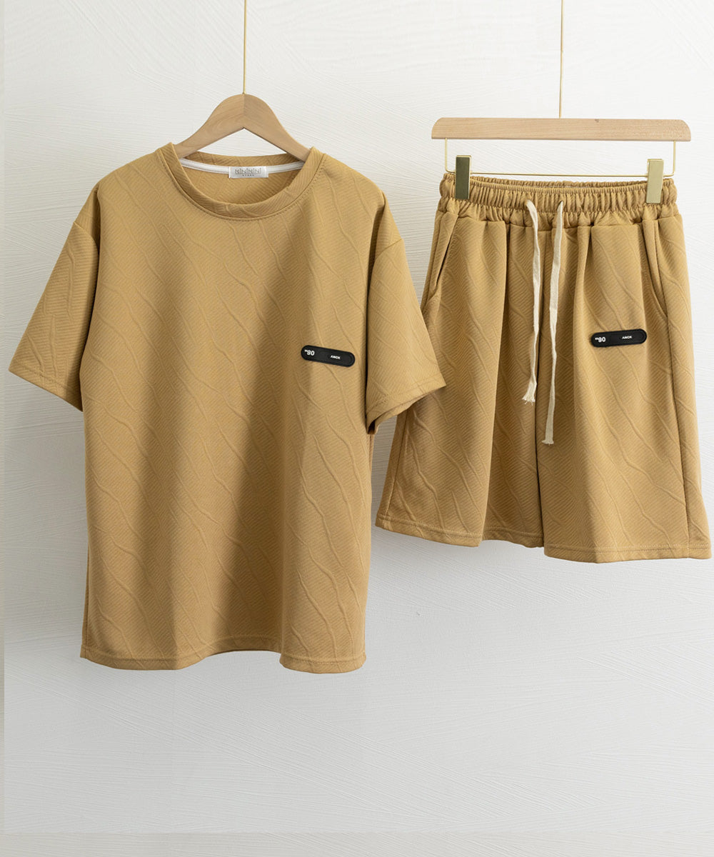 メンズ 半袖tシャツ ハーフパンツセット