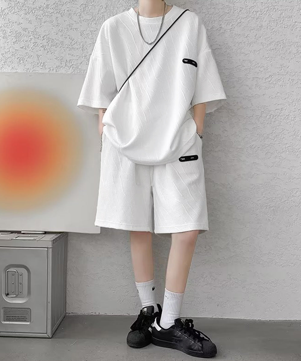 メンズ 半袖tシャツ ハーフパンツセット