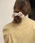 ベロアシュシュ大人可愛いヘアアクセサリー ベルベット質感髪留め 光沢感シュシュ柔らかい 簡単まとめ髪 大人可愛いビッグヘアゴム 韓国風 ポニーテールアクセ秋冬人気 84JULI-001