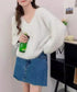 ラメシャギーニットトップス Vネック秋冬 レディース ふわふわ モヘアニットプルオーバー 大人可愛いシャギーセーター 韓国風きらきらトップス キレイめニット 無地 84MEIRJ-021