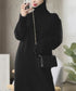 ハイネックニットワンピースゆったり秋冬服 レディース タートルネックロングワンピース こなれ感 着回し厚手インナーワンピース エレガントセーターワンピ 無地暖かい 84MEIRJ-023