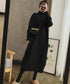 ハイネックニットワンピースゆったり秋冬服 レディース タートルネックロングワンピース こなれ感 着回し厚手インナーワンピース エレガントセーターワンピ 無地暖かい 84MEIRJ-023