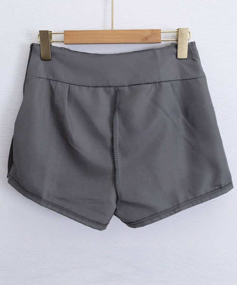 フリルスカパンプリーツキュロットスカート レディース ハイウエストミニ丈スカート着やせ インナーパンツ付きJKスカート制服風 チラ見せ防止Aラインスカパン美尻美脚 84QITU-001