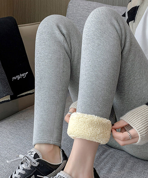 裏起毛レギンス レディースあったかパンツ ハイウエスト ストレッチパンツ フィット感 ボアパンツ 美脚脚長リブレギンス 大人 ロングインナーパンツ 暖かいスパッツ 84RGY-001