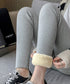 裏起毛レギンス レディースあったかパンツ ハイウエスト ストレッチパンツ フィット感 ボアパンツ 美脚脚長リブレギンス 大人 ロングインナーパンツ 暖かいスパッツ 84RGY-001