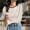 トップス ボーダー柄 tシャツ 半袖 夏 半袖tシャツ カットソー レディース ゆるTシャツ ゆったり クルーネック 夏t 定番tシャツ プルオーバー カジュアル 84TIANHEYT-028