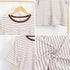 トップス ボーダー柄 tシャツ 半袖 夏 半袖tシャツ カットソー レディース ゆるTシャツ ゆったり クルーネック 夏t 定番tシャツ プルオーバー カジュアル 84TIANHEYT-028