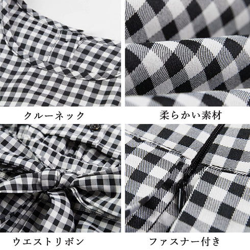 ギンガムチェックワンピース レディース夏 ミニワンピ バックオープンワンピース ウエストマーク レトロワンピ セクシー オルチャン ショート丈 大人ワンピ 膝上丈 84TIANHEYT-030