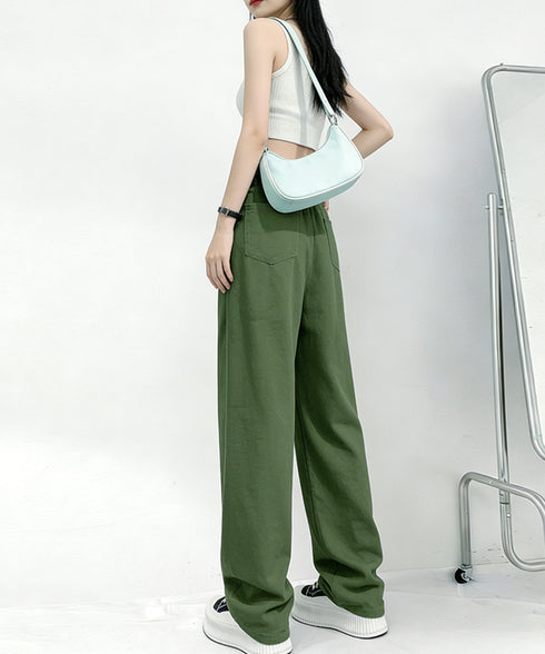 ウエストフックデニムパンツワイドジーンズ ハイウエス ゆったりロングデニムレディース 体型カバーデニムストレートパンツ 美脚脚長ジーンズ ヴィンテージデニム韓国風 84TIANHEYT-044