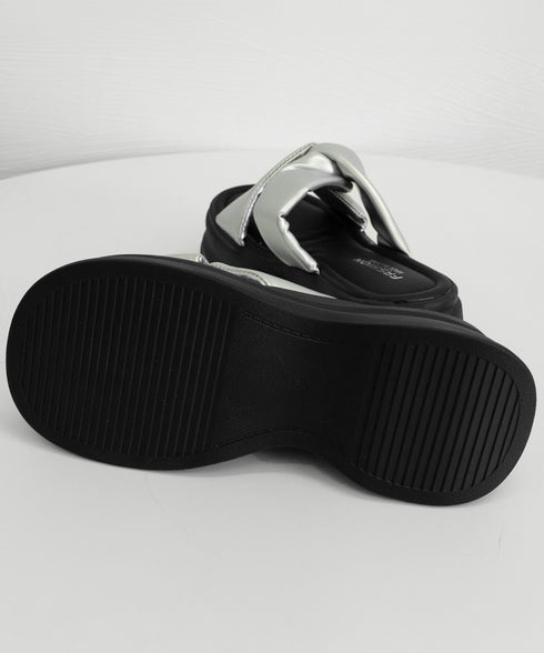 厚底サンダル クロスベルトサンダル韓国風 レディース シルバーサンダル サマーサンダル 履きやすい コンフォートサンダル 歩きやすい靴 韓国風 ミュールサンダル夏 84TONGT-005