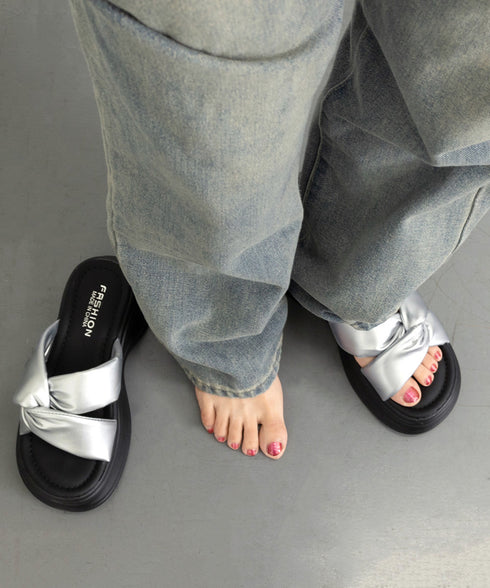 厚底サンダル クロスベルトサンダル韓国風 レディース シルバーサンダル サマーサンダル 履きやすい コンフォートサンダル 歩きやすい靴 韓国風 ミュールサンダル夏 84TONGT-005