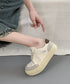 厚底スニーカー レースアップローカット靴 レディース カジュアル フラットシューズ 韓国風 通勤通学シューズ おしゃれ 配色スニーカー 歩きやすい 美脚脚長 くつ 84TONGT-008