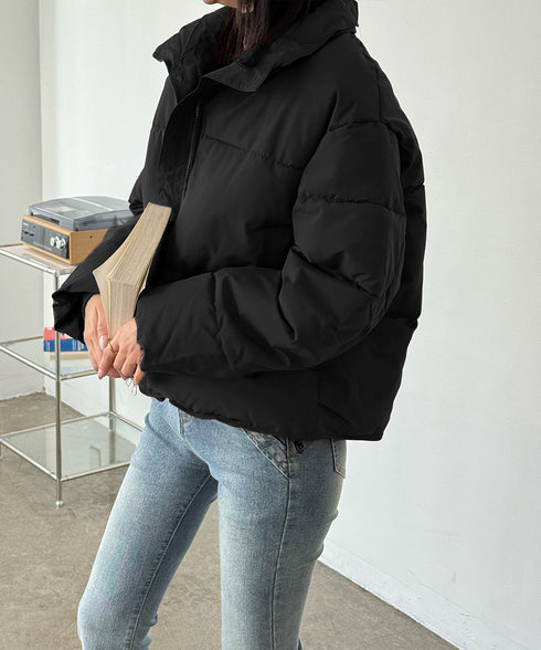 ダウンジャケット エコダウンブルゾン防寒 おしゃれ ショート丈 フェイクダウンコート レディース キルティング冬アウタージャンパー 保温暖かい 中綿ジャケット韓国 84XFYN-001