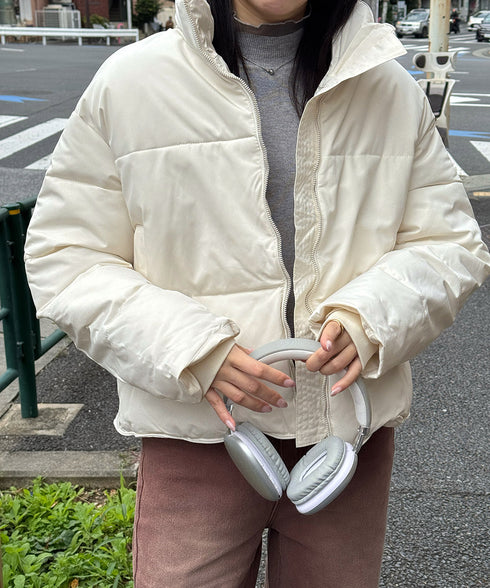 ダウンジャケット エコダウンブルゾン防寒 おしゃれ ショート丈 フェイクダウンコート レディース キルティング冬アウタージャンパー 保温暖かい 中綿ジャケット韓国 84XFYN-001