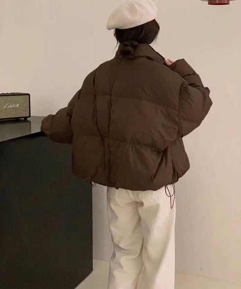 ダウンジャケット エコダウンブルゾン防寒 おしゃれ ショート丈 フェイクダウンコート レディース キルティング冬アウタージャンパー 保温暖かい 中綿ジャケット韓国 84XFYN-001