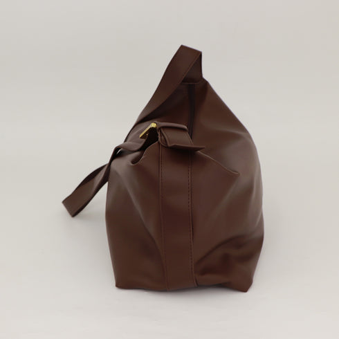 トートバッグ レディース鞄肩掛け通勤通学 PUレザー大容量 ショルダーバッグ シンプル 軽い 斜め掛けバッグ ソフトラウンド 合皮カバン オフィスカジュアル 3色 84ZHIB-001