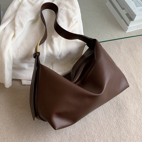 トートバッグ レディース鞄肩掛け通勤通学 PUレザー大容量 ショルダーバッグ シンプル 軽い 斜め掛けバッグ ソフトラウンド 合皮カバン オフィスカジュアル 3色 84ZHIB-001