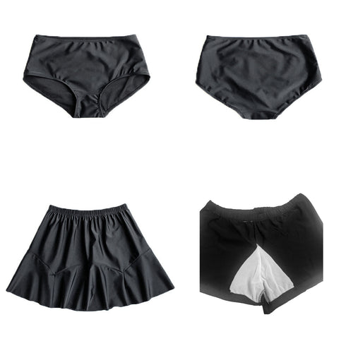 水着レディース ビキニスカート3点セット ショートパンツ ギンガムチェックトップス ハイウエストスカート 水着セット 露出控えめ スイムウェア体型カバー おしゃれ 84ZHONG-001