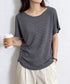 サマーニットトップス ドルマンスリーブ夏 レディース クルーネック ニットトップス 着やせニットTシャツ 大人カジュアル サマーセーター 韓国風ニットプルオーバー 85YN-900634