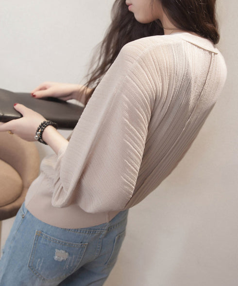 薄手 カーディガン レディース 薄手 カーディガン レディース ドルマン 透け感 羽織 リブ ゆったり ボリューム袖 トップス オフィス 大人 防寒 85YN-900072