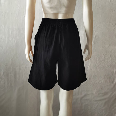ショートパンツ ハーフパンツ 薄手 ショートパンツ ハーフパンツ 薄手 ウエストゴム ゆったり 楽ちん ボトムス 85YN-900187