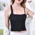 アシンメトリーキャミタンク 重ね着 薄手 キャミソール レディース ノースリーブ タンクトップ パッド付き インナー 大人カジュアル 85YN-900212