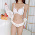 ブラジャー ランジェリー 下着セット ブラジャーショーツセット ノンワイヤー 女性 2点セット レディース ブラセット 谷間 盛れる 85YN-900286