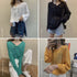スリットチュニックTシャツ サマーニット レディース 紫外線対策 ゆったり シアートップス フロントボタン ドロップショルダー透け感 薄手 プルオーバー 85YN-900366