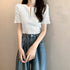 サマーニット レディース ニットトップス ファスナー付き 韓国風 リブニット 着やせ 半袖 ニットTシャツ シンプル カジュアルニットソー 春秋夏 トップス 85YN-900370